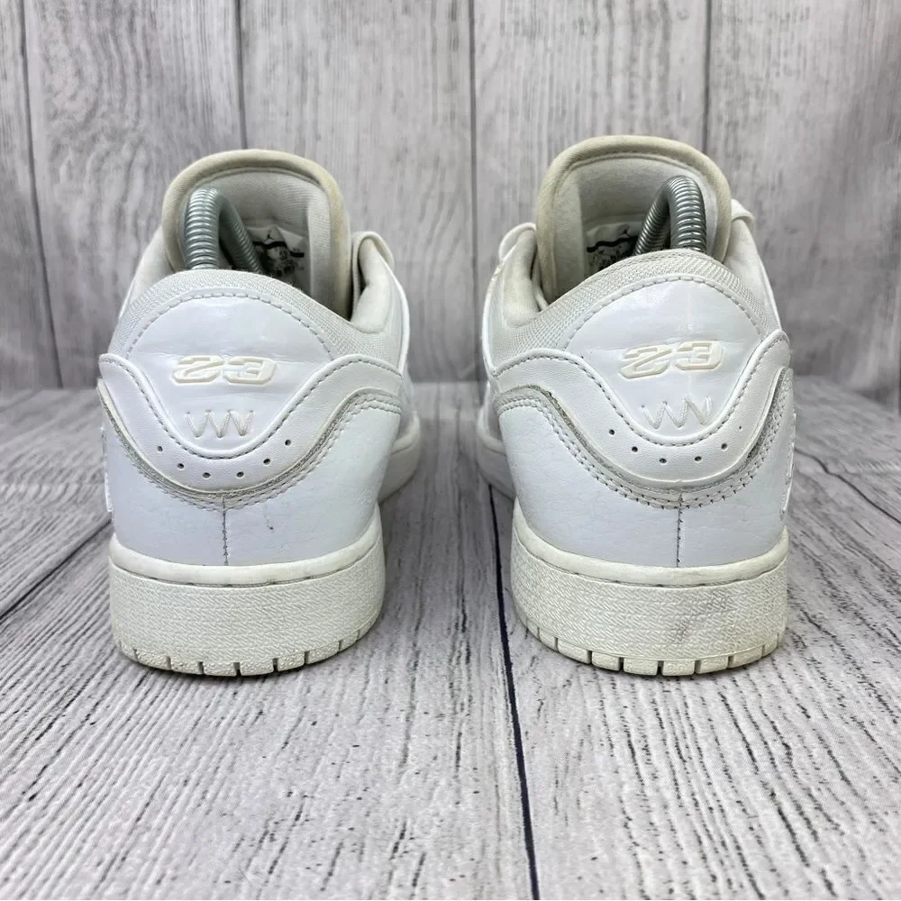 Nike Youth‎ Jordan 1 Flight 2 Low Sneakers White Girls 7Y 654952-100